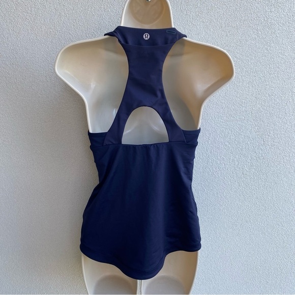 Lululemon Final Lap Tank Midnight Navy Size 6 - Picture 2 of 4
